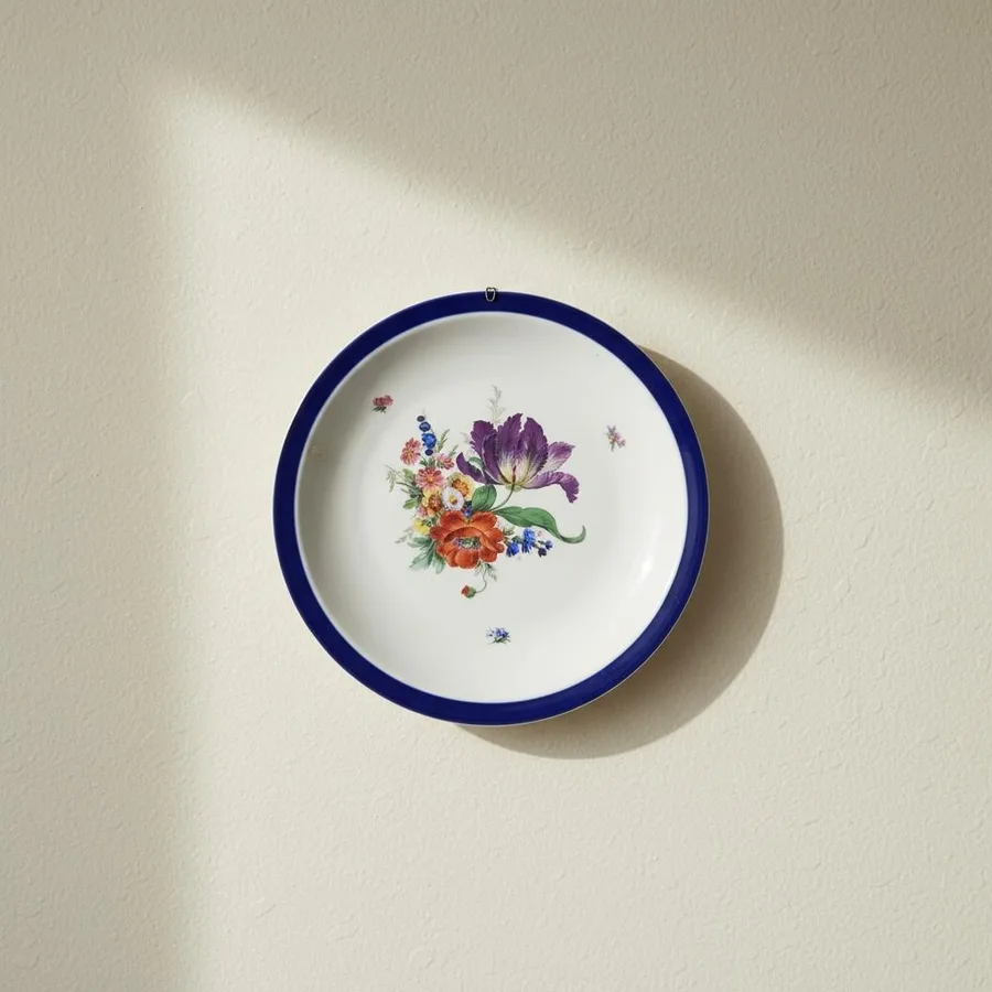 צלחת גדולה להגשה מפורצלן