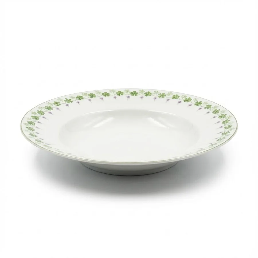 צלחת מרק מפורצלן