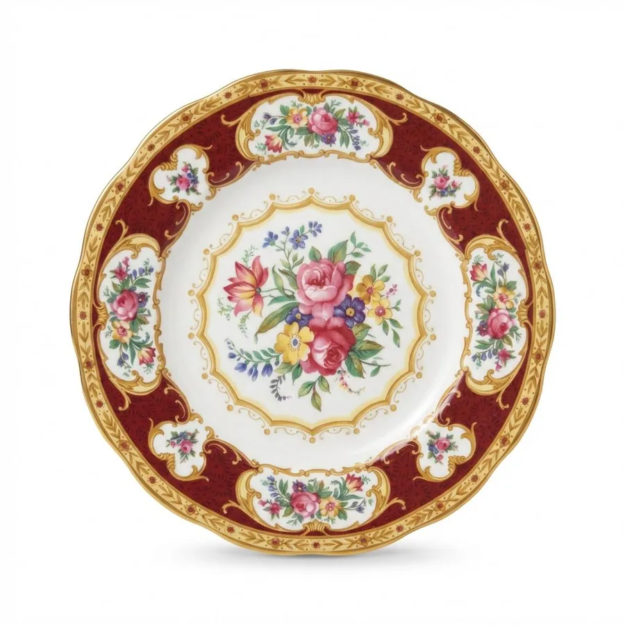 צלחת מנה ראשונה ROYAL ALBERT מפורצלן