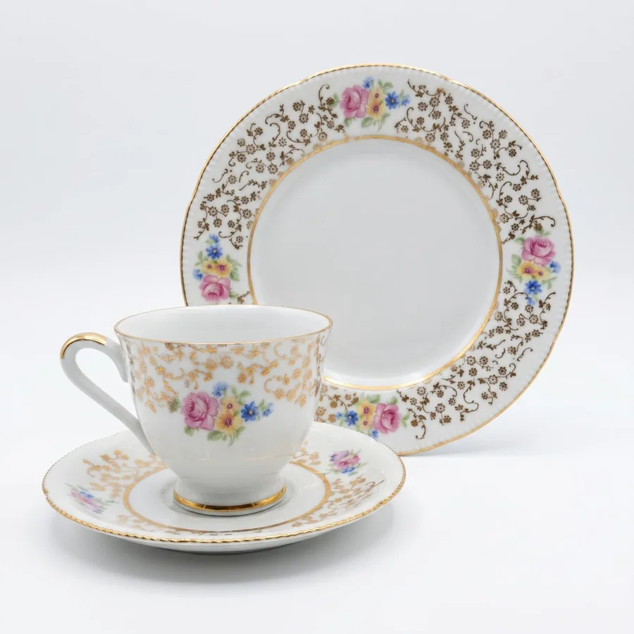 סט אספרסו טריו מפורצלן