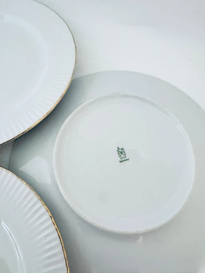 צלחת מנה ראשונה קוטר 19.5ס"מ פורצלן