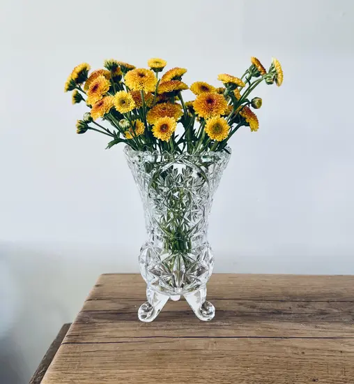 ואזה קריסטל/זכוכית קטנה 14 ס"מ