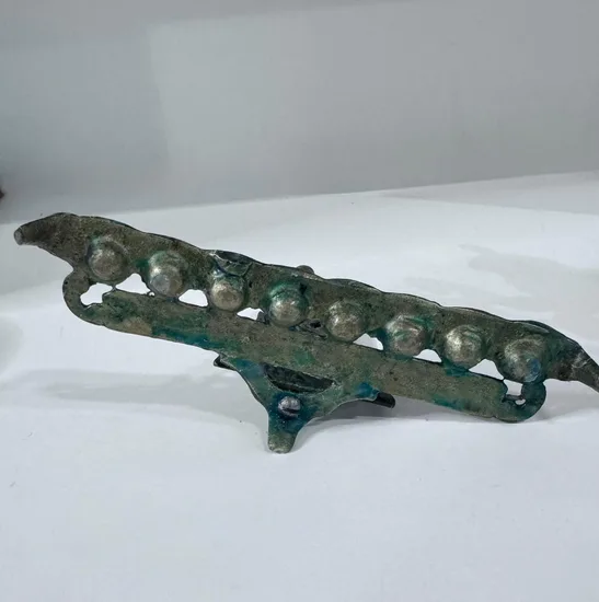 חנוכיה מפליז - שלהבת וינטג