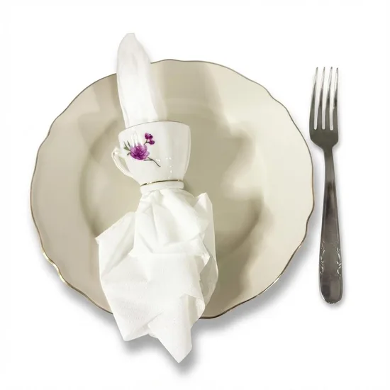 חבק יחיד למפיות מספל פורצלן וינטג'