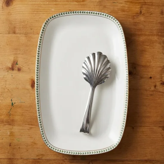 מגש אובלי להגשה 32/20.5 ס"מ מפורצלן