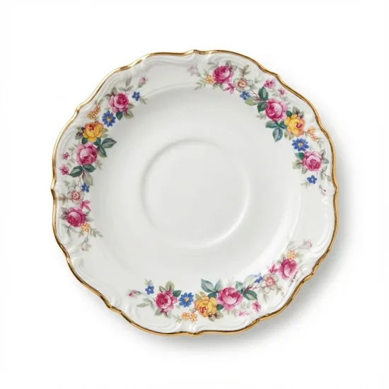 ספל וצלחת מפורצלן