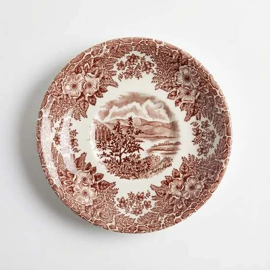 סט טריו מחרס אנגלי בצבע חום