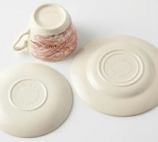 סט טריו מחרס אנגלי בצבע חום