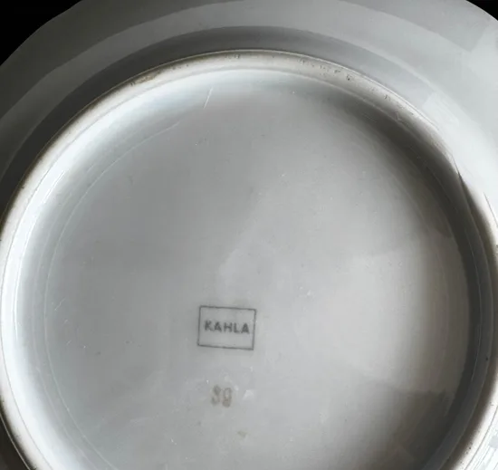 צלחת עוגה מפורצלן קוטר 17.5 ס"מ