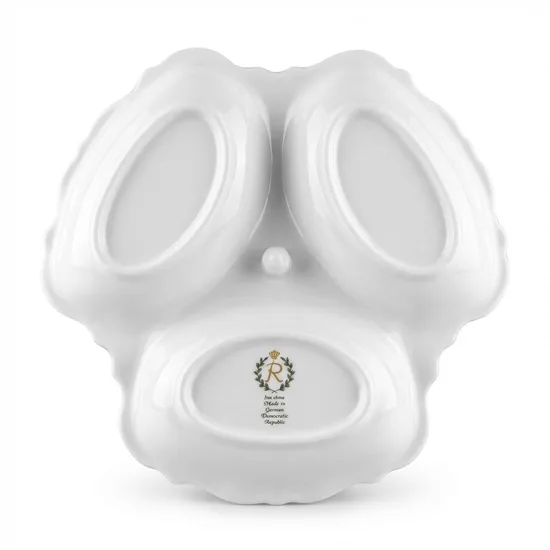 קערת הגשה מחולקת ל 3 מפורצלן