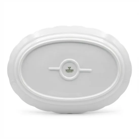 צלחת אובלית להגשה מפורצלן