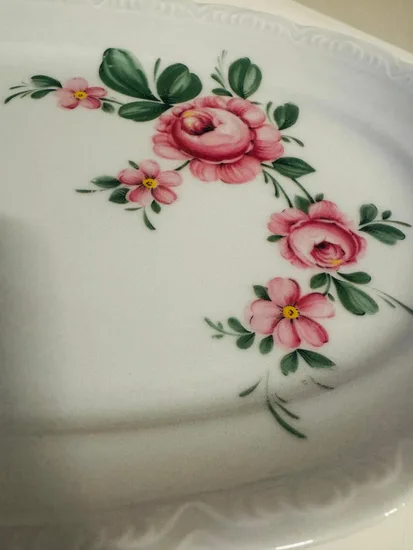 צלחת אובלית להגשה מפורצלן