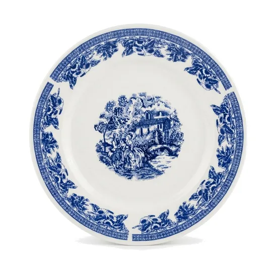 צלחת עוגה מפורצלן קוטר 17.5 ס"מ