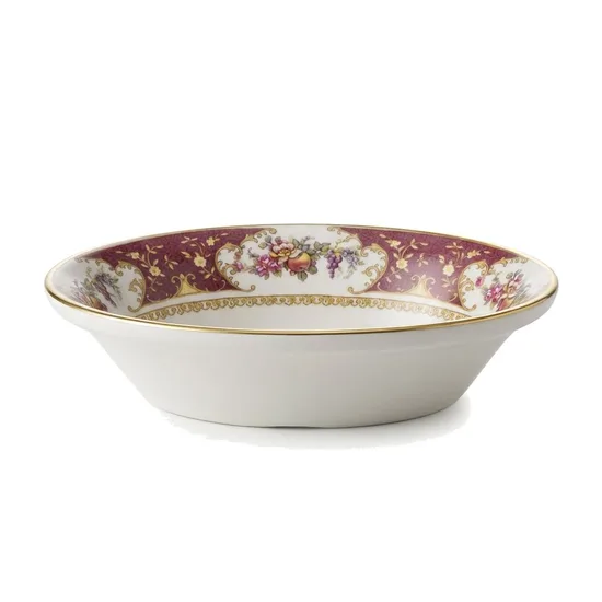 קערה קטנה אובלית מחרס אנגלי