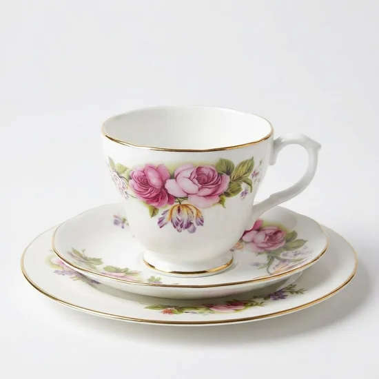 סט טריו מפורצלן