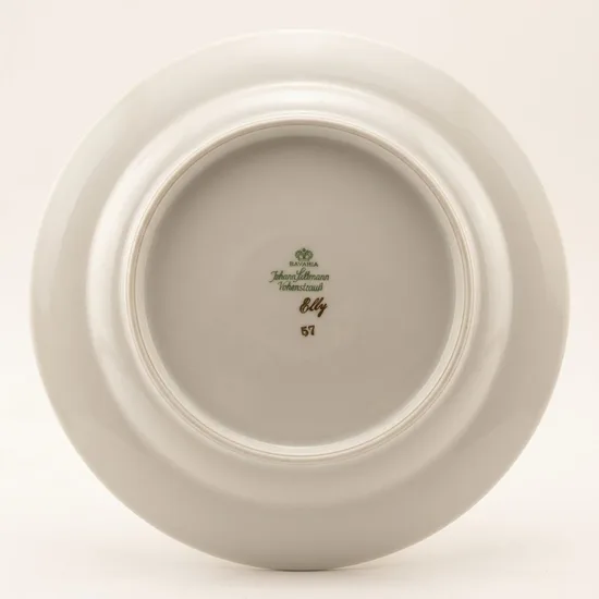 צלחת מרק מפורצלן חלק מסרוויס ריי