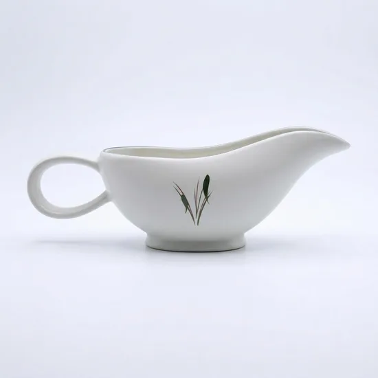 כלי רוטב חרס אנגלי סרוויס פס ירוק