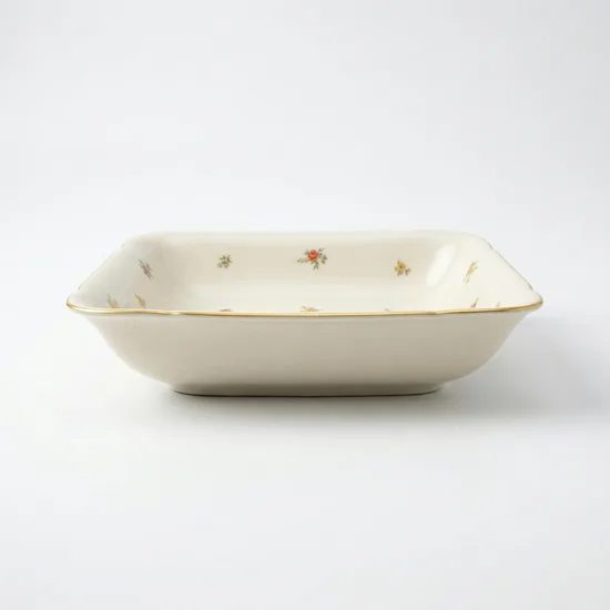 קערה מרובעת קוטר 24/24 ס"מ חלק מסרוויס דין