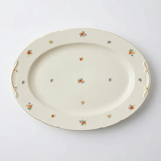 מגש אובלי קוטר 37/27 ס"מ חלק מסרוויס דין