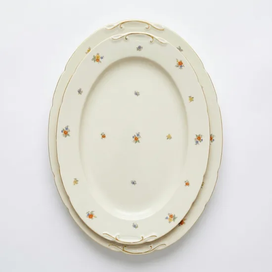 מגש אובלי קוטר 33/23.5 ס"מ חלק מסרוויס דין