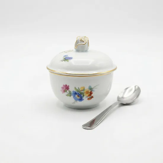 כלי לסוכר מפורצלן חלק מסרוויס חן