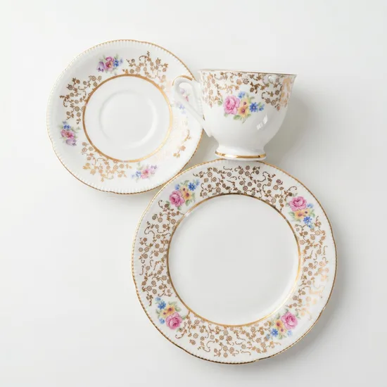 סט אספרסו טריו מפורצלן