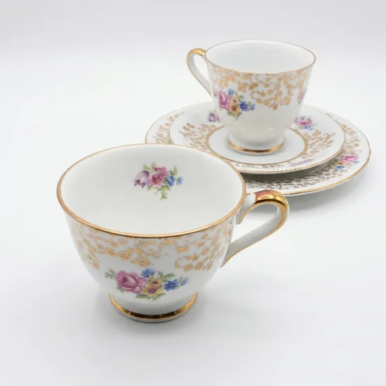 סט אספרסו טריו מפורצלן