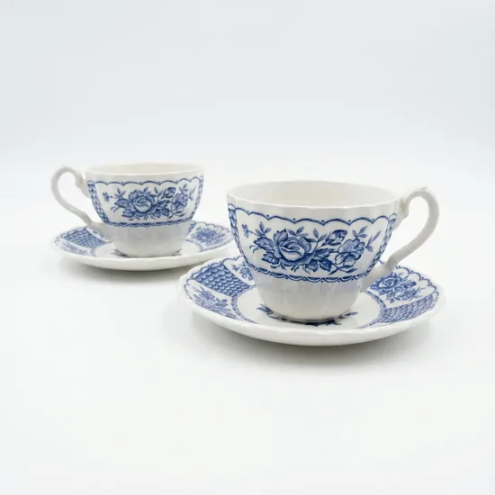 ספל וצלחת מחרס אנגלי מסדרת מלודי - Melody