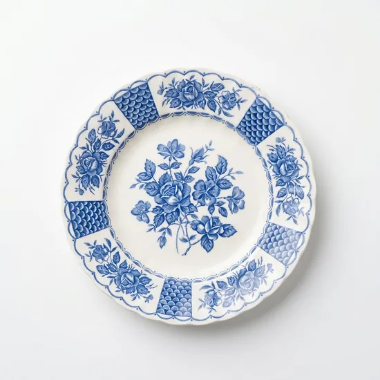 צלחת מנה עיקרית מחרס אנגלי מסדרת מלודי - Melody