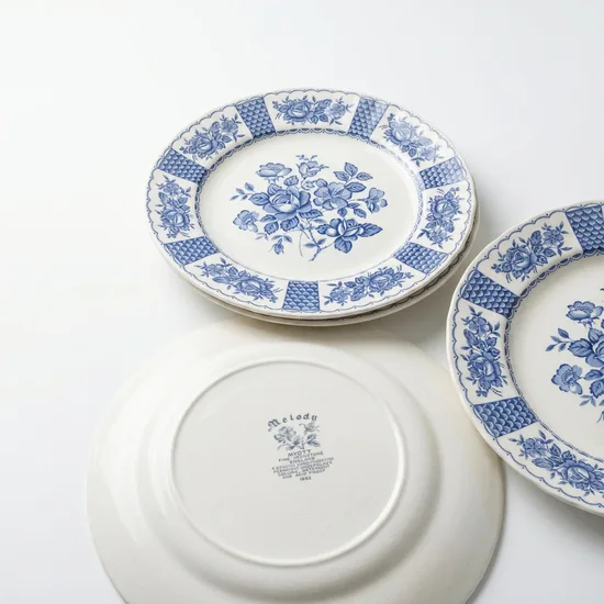 צלחת מנה עיקרית מחרס אנגלי מסדרת מלודי - Melody