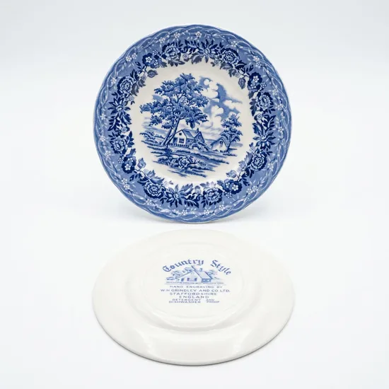 צלחת קוטר 15 ס"מ מחרס אנגלי