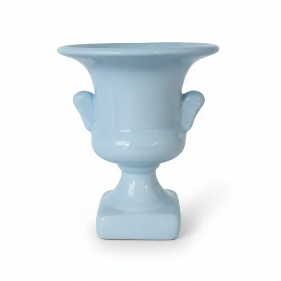 ואזה קטנה מקרמיקה - עבודת יד בצבע תכלת