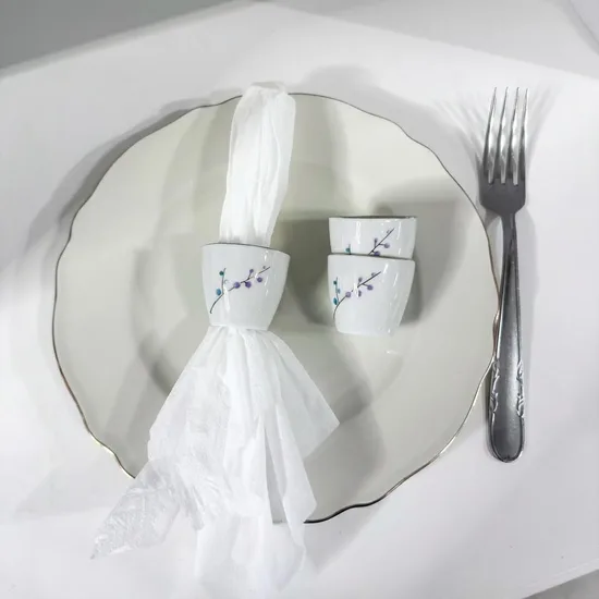 חבקים למפיות מספל פורצלן וינטג'