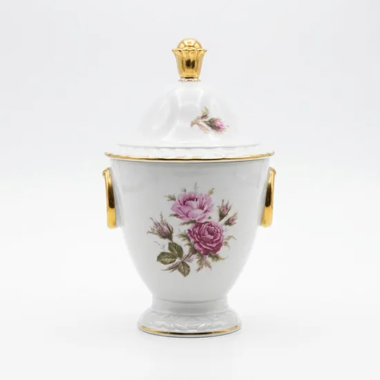 כלי אחסון דקורטיבי מפורצלן