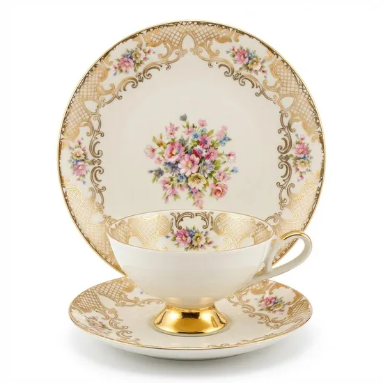 סט בודד טריו מפורצלן